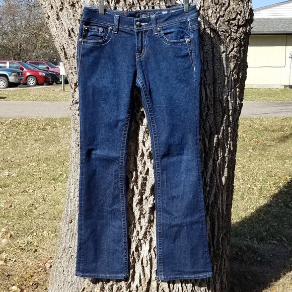 Miss Me JE5731E2L Easy Boot Sequined Jeans - 27 X 33 - Picture 3 of 16